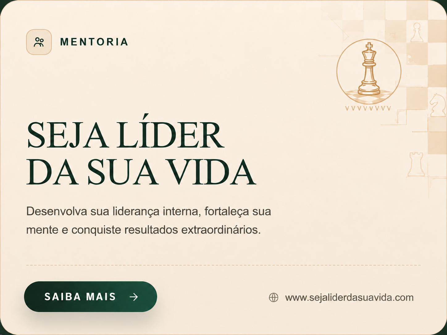 Mentoria Seja Lider da Sua Vida